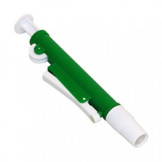 PIPETADOR DE VOLUMES MANUAL PI-PUMP - 5 e 10ml (VERDE)