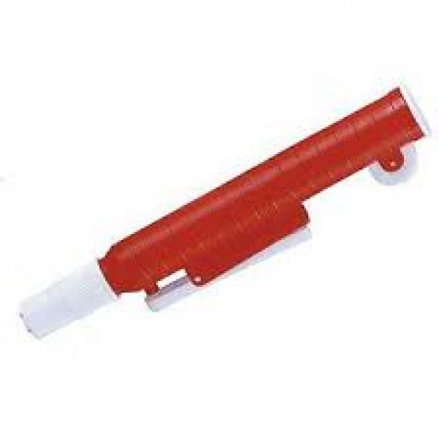 PIPETADOR DE VOLUMES MANUAL PI-PUMP - 25ML (VERMELHO)